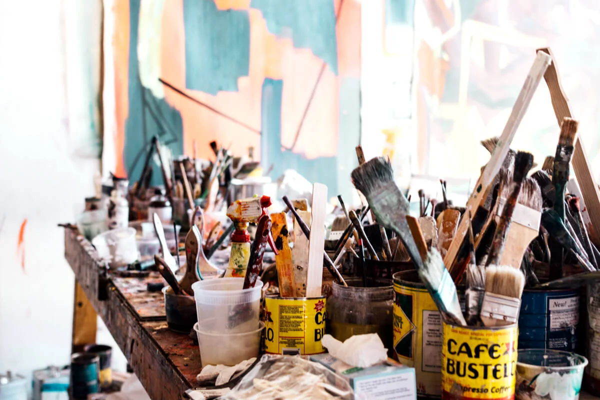 Materiali artistici nello Studio