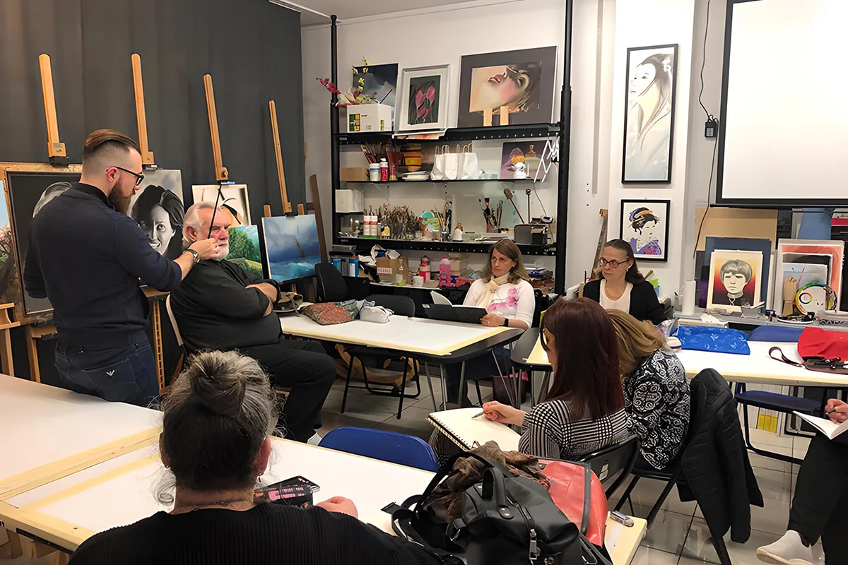 Ritratto dal vero — corso di gruppo
